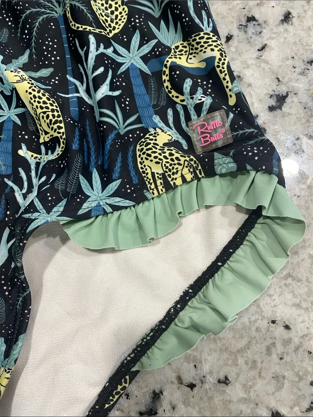 Ruffle Butts Swim Girls youth size 12